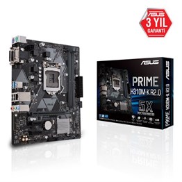 Asus Prime H310M-K R2.0 Intel H310 Soket 1151 DDR4 2666Mhz mATX Gaming (Oyuncu) Anakart